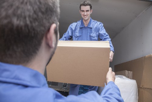 Removal company helping with a residential move in Chessington