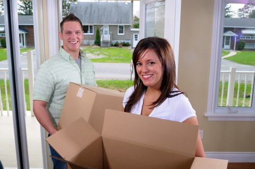Moving home planning in Chessington with boxes and local access considerations