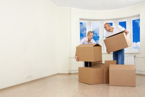 Protective packing used during careful furniture transport