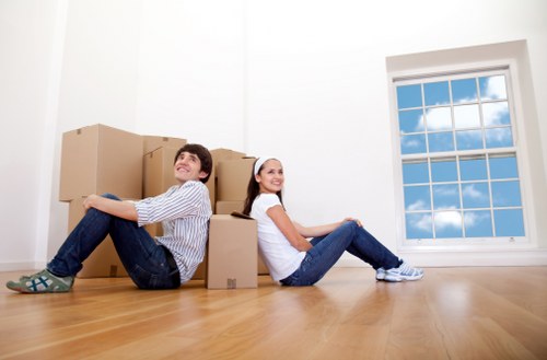Local removal team helping with a home move in Chessington