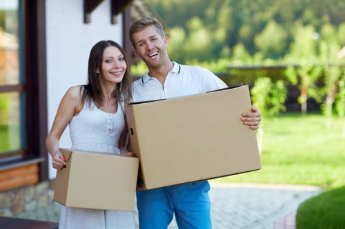 Transport of household items with care during a removal job