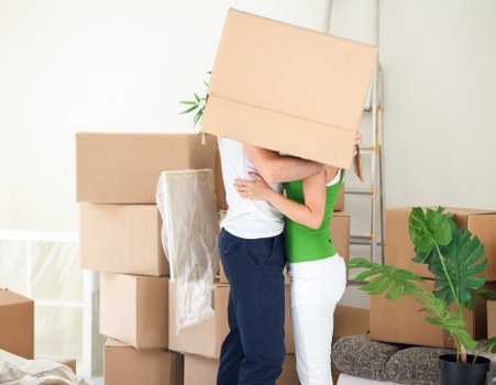 Local furniture removals team handling bulky items in Chessington