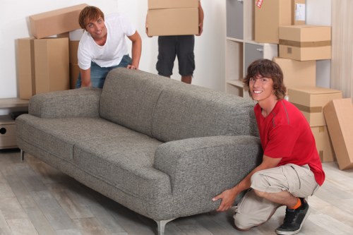 Low-carbon van used for sustainable removals in Chessington