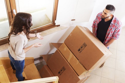 Professional office relocation services in Chessington with organised workstations