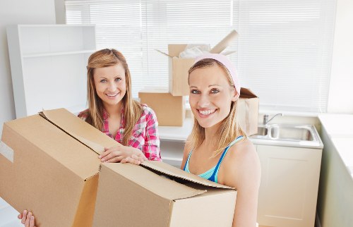 Careful transport of household items across Chessington