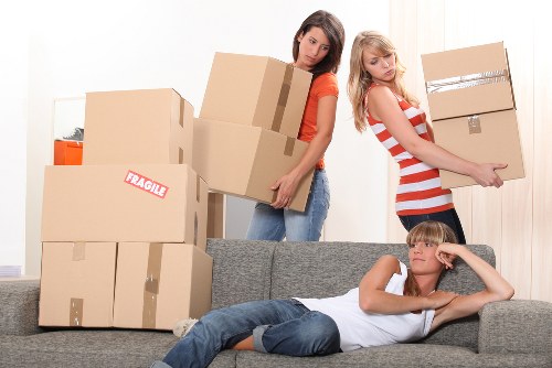 Moving day essentials and furniture loading for home moves in Chessington