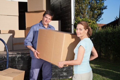 Professional van service handling moving tasks in Chessington