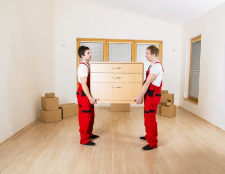 Risk assessment during a removals job in progress